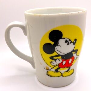 Vintage Mickey Mouse Disney Coffee Mug Cup 8 oz